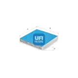 Filter, Innenraumluft UFI 34.306.00