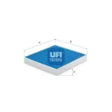 Filter, Innenraumluft UFI 34.150.00