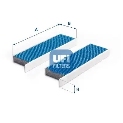 Filter, Innenraumluft UFI 34.404.00 Bild Filter, Innenraumluft UFI 34.404.00