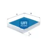 Filter, Innenraumluft UFI 34.178.00