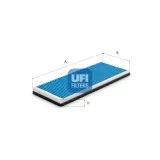 Filter, Innenraumluft UFI 34.195.00