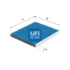 Filter, Innenraumluft UFI 34.221.00