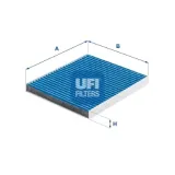 Filter, Innenraumluft UFI 34.221.00