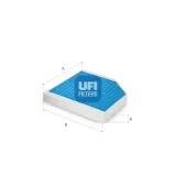 Filter, Innenraumluft UFI 34.222.00