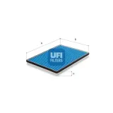 Filter, Innenraumluft UFI 34.224.00