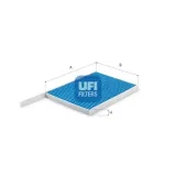 Filter, Innenraumluft UFI 34.233.00