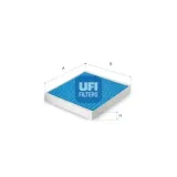 Filter, Innenraumluft UFI 34.290.00