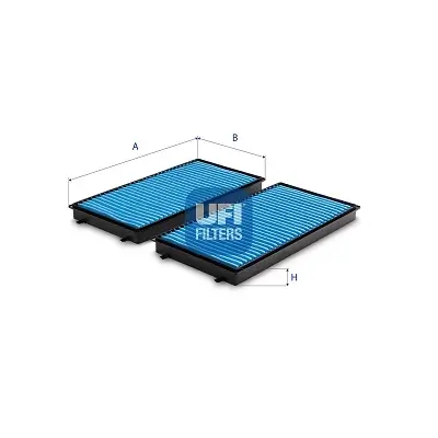 Filter, Innenraumluft UFI 34.240.00 Bild Filter, Innenraumluft UFI 34.240.00