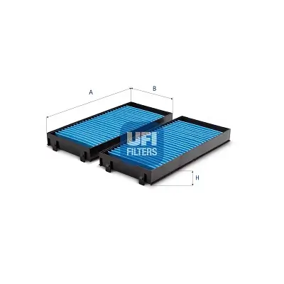Filter, Innenraumluft UFI 34.243.00 Bild Filter, Innenraumluft UFI 34.243.00