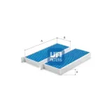 Filter, Innenraumluft UFI 34.254.00