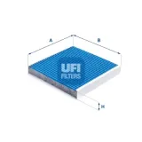 Filter, Innenraumluft UFI 34.282.00