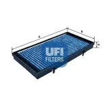 Filter, Innenraumluft UFI 34.401.00