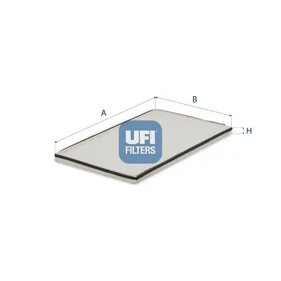 Filter, Innenraumluft UFI 53.001.00 Bild Filter, Innenraumluft UFI 53.001.00