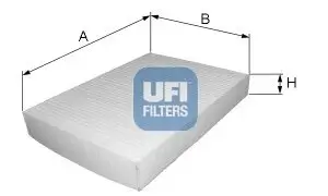 Filter, Innenraumluft UFI 53.084.00