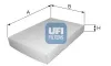 Filter, Innenraumluft UFI 53.058.00