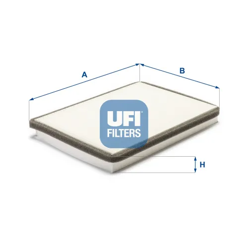 Filter, Innenraumluft UFI 53.004.00 Bild Filter, Innenraumluft UFI 53.004.00