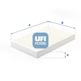 Filter, Innenraumluft UFI 53.011.00