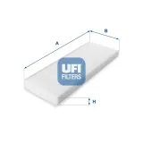 Filter, Innenraumluft UFI 53.014.00