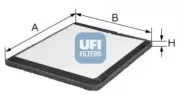 Filter, Innenraumluft UFI 53.020.00