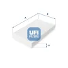 Filter, Innenraumluft UFI 53.023.00