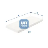 Filter, Innenraumluft UFI 53.024.00