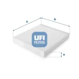 Filter, Innenraumluft UFI 53.030.00