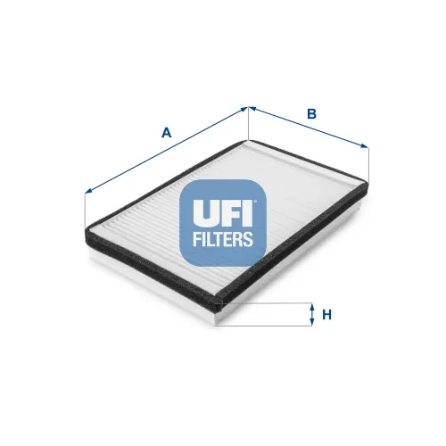 Filter, Innenraumluft UFI 53.033.00 Bild Filter, Innenraumluft UFI 53.033.00