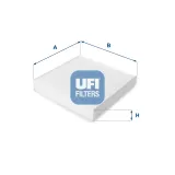 Filter, Innenraumluft UFI 53.039.00