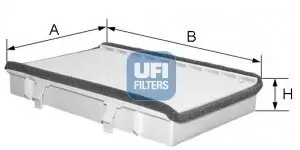 Filter, Innenraumluft UFI 53.049.00 Bild Filter, Innenraumluft UFI 53.049.00