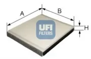 Filter, Innenraumluft UFI 53.051.00