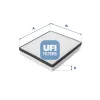 Filter, Innenraumluft UFI 53.057.00