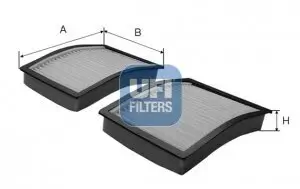 Filter, Innenraumluft UFI 53.073.00