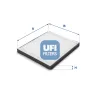Filter, Innenraumluft UFI 53.075.00