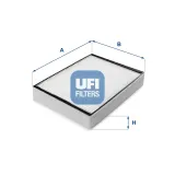 Filter, Innenraumluft UFI 53.077.00