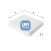 Filter, Innenraumluft UFI 53.093.00