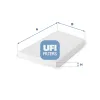 Filter, Innenraumluft UFI 53.094.00
