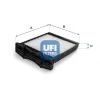 Filter, Innenraumluft UFI 53.105.00