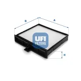 Filter, Innenraumluft UFI 53.106.00