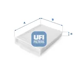 Filter, Innenraumluft UFI 53.107.00