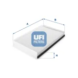Filter, Innenraumluft UFI 53.110.00