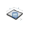 Filter, Innenraumluft UFI 53.116.00