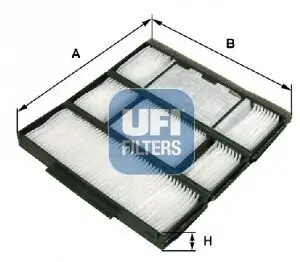 Filter, Innenraumluft UFI 53.117.00 Bild Filter, Innenraumluft UFI 53.117.00