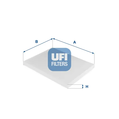 Filter, Innenraumluft UFI 53.124.00 Bild Filter, Innenraumluft UFI 53.124.00