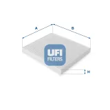 Filter, Innenraumluft UFI 53.125.00