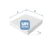 Filter, Innenraumluft UFI 53.129.00