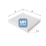 Filter, Innenraumluft UFI 53.130.00