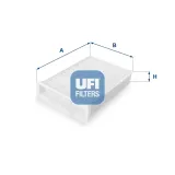 Filter, Innenraumluft UFI 53.132.00