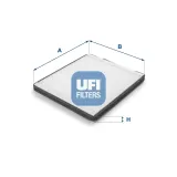 Filter, Innenraumluft UFI 53.141.00