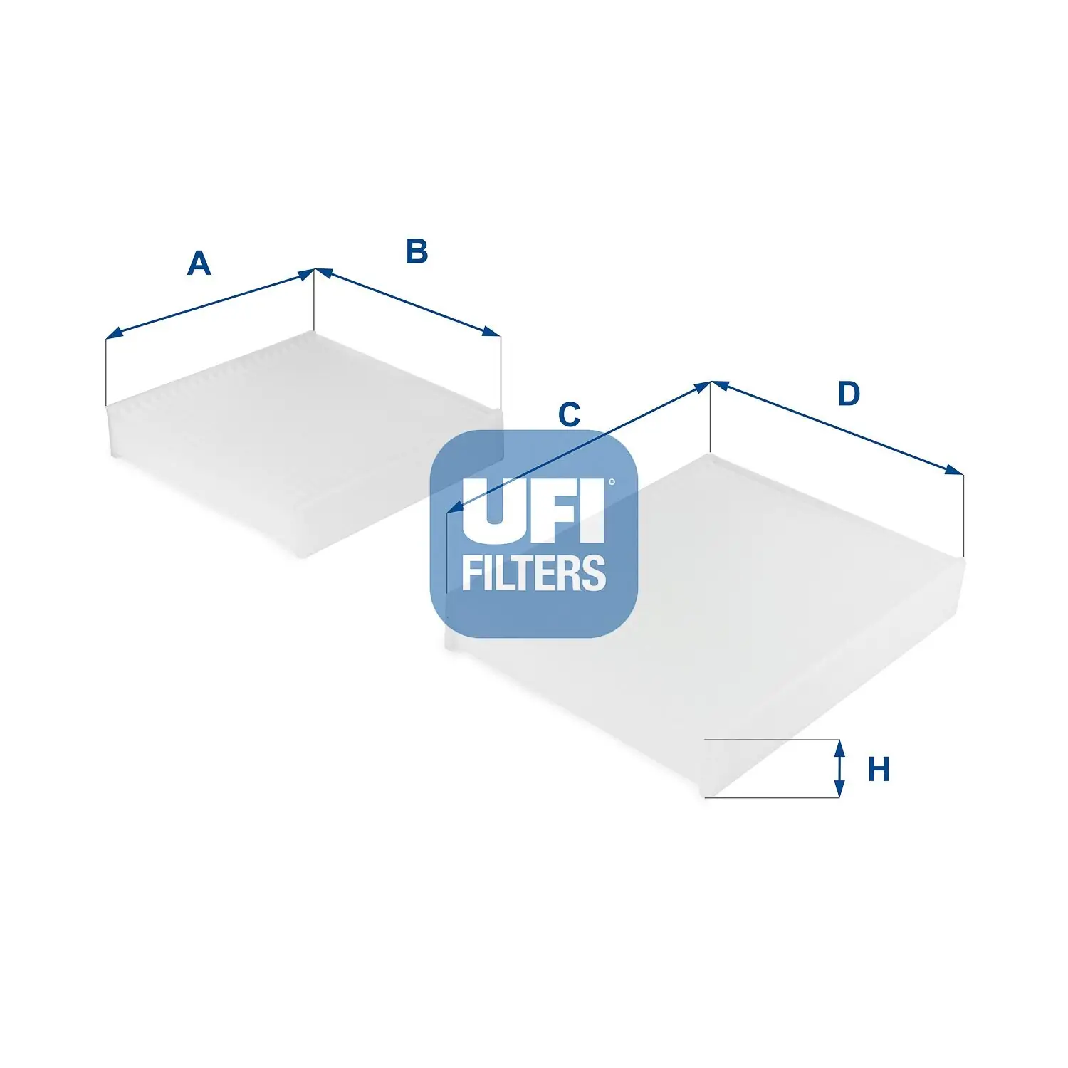 Filter, Innenraumluft UFI 53.143.00