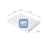 Filter, Innenraumluft UFI 53.146.00